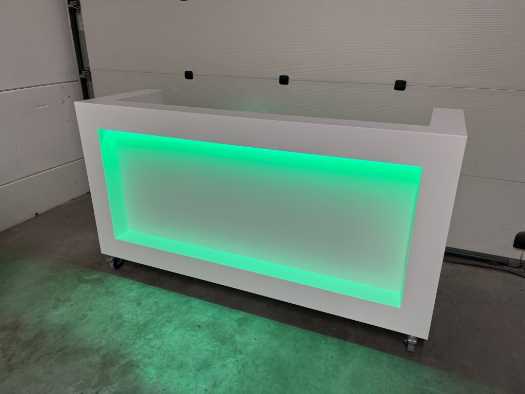 Modern LED blauw